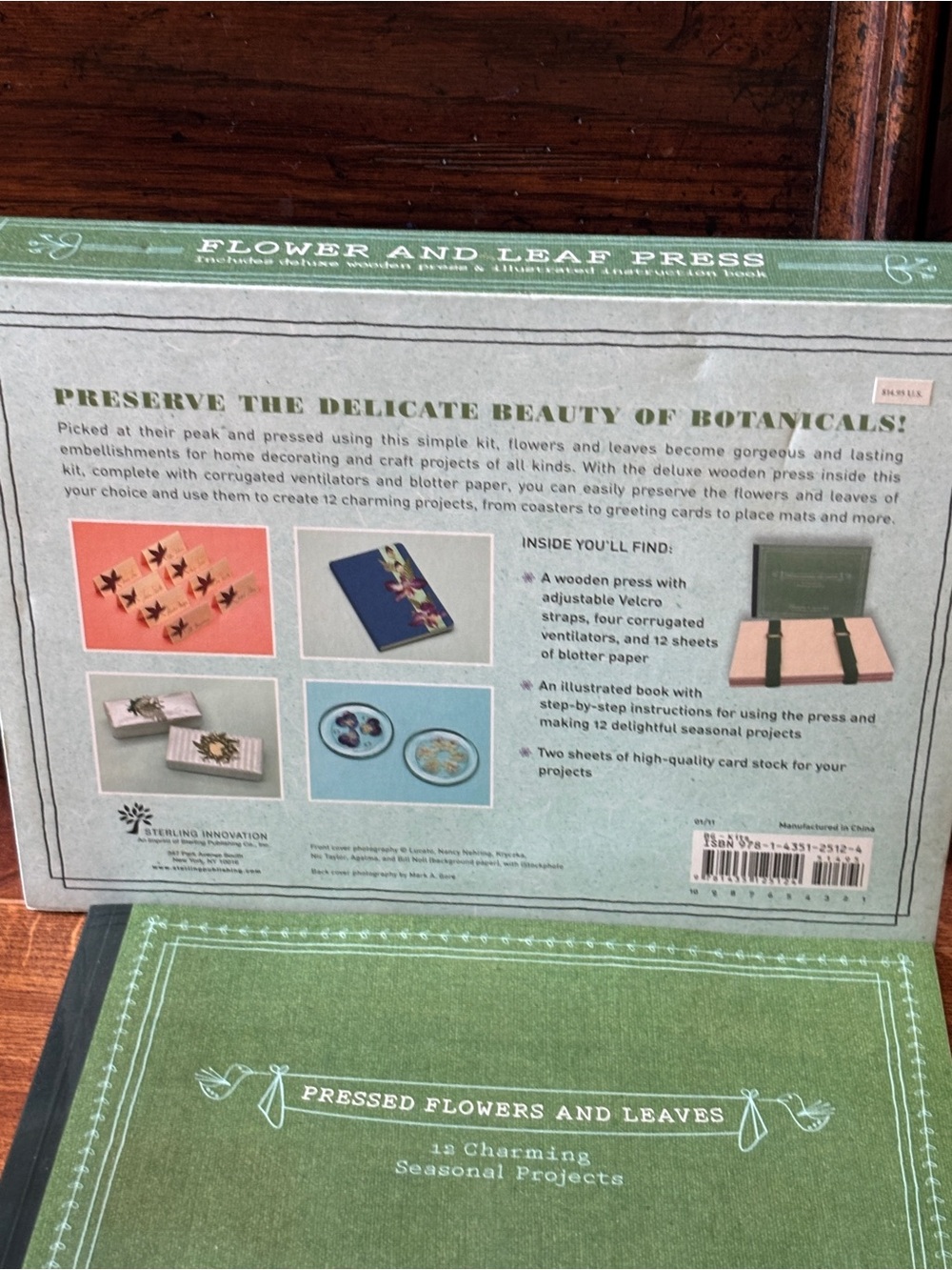 Flower and Leaf Press kit with book - Picture 3 of 12